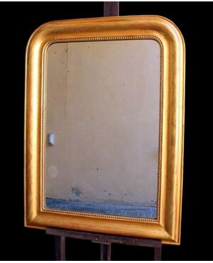Golden mirror frame, mirror antique gold leaf