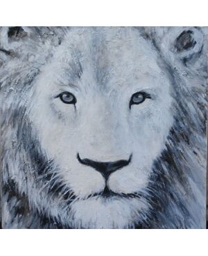 Contemporary painting Lion