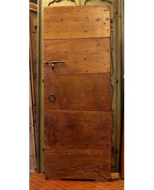 ptcr234 door with nails in walnut size. 83 x 215 cm