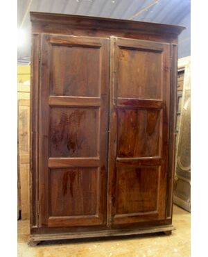 arm034 n. 3 walnut cabinets vintage 700, to be restored mission. maximum width. cm180 xh 263 cm 34 side