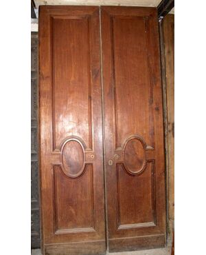 pts486 n. 4 porte in legno ciliegio