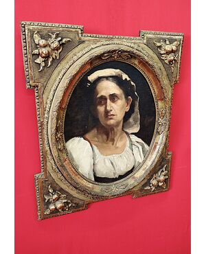 Portrait of a Woman Vito D'Ancona (1825-1884)