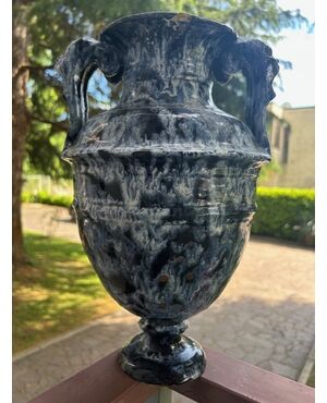Glazed amphora