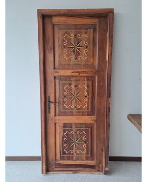 Door with inlays