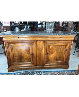 Blonde walnut sideboard