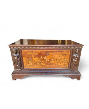 Small inlaid chest