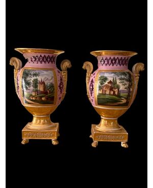 Pair of Empire vases