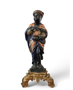 Moretto veneziano in legno laccato