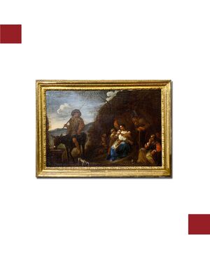 JAN MIEL, OIL ON CANVAS, MID-17TH CENTURY