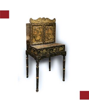 Travel cabinet with three sections, China, Qing Dynasty