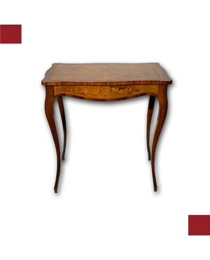 Inlaid table Napoleon III mid-19th century