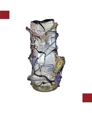 Large Murano glass vase, 20th century