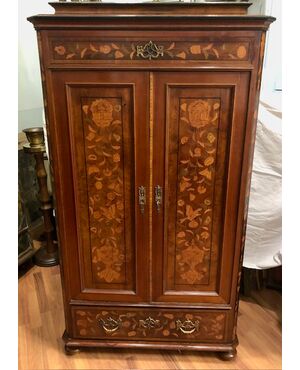 Elegant inlaid wardrobe