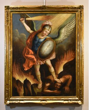 Saint Michael the Archangel, Juan Pedro López (Caracas, Venezuela, 1724 - 1787)