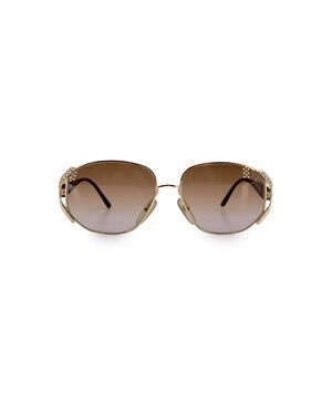 DIOR Occhiali da Sole Vintage in Metallo Col. Oro