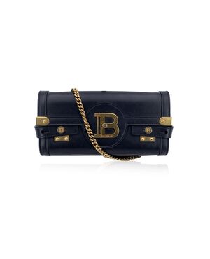 BALMAIN Borsa a Tracolla in Pelle Col. Nero B Buzz S