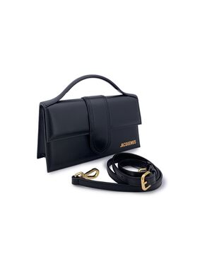 JACQUEMUS Borsa a Tracolla in Pelle Col. Nero Le Grand Bambino S