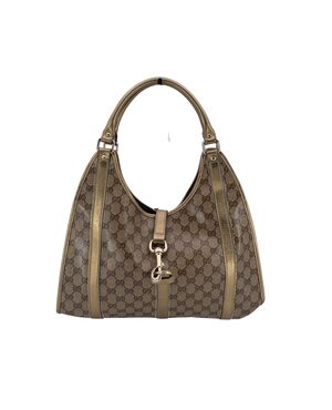 GUCCI Borsa Hobo in Tela Col. Oro Hobo M