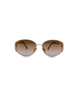 DIOR Occhiali da Sole Vintage in Metallo Col. Oro