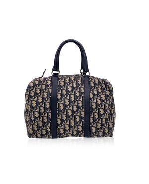 DIOR Borsa a Mano Vintage in Tela Col. Blu Diorissimo M
