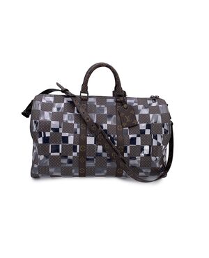 LOUIS VUITTON Borsa da Viaggio in Tela Col. Marrone Keepall L