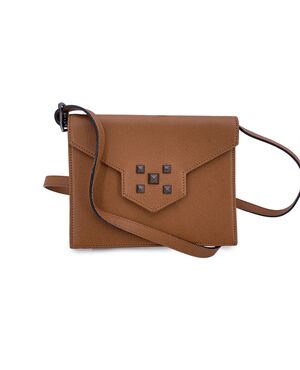 YVES SAINT LAURENT Borsa a Tracolla Vintage in Pelle Col. Beige S