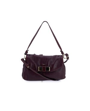 CHLOE Borsa a Tracolla in Pelle Col. Bordeaux Lily S