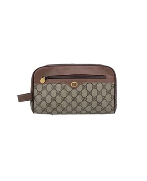 GUCCI Pochette Vintage in Tela Col. Beige M