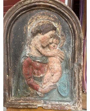 Polychrome stucco, 15th century