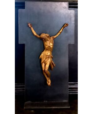 Christ in carved and gilded wood