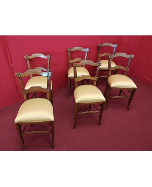 Set of six kitchen chairs