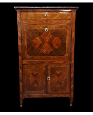 Louis XVI Secretaire - Piedmont - Late 18th Century