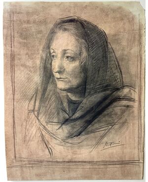 Portrait of a veiled woman