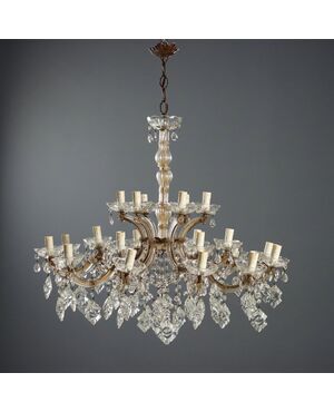 Lampadario in Stile Maria Teresa Italia Inizio XX Secolo
