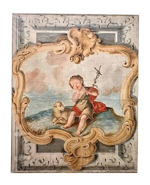Painting depicting Saint John the Baptist as a child