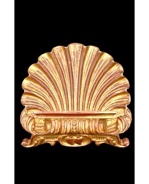 Lectern - book holder in carved wood and gold leaf.