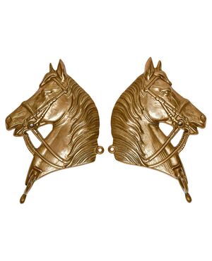 Coppia di attaccapanni in bronzo - O/6583 -