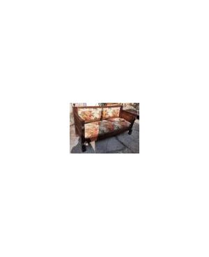Empire style walnut sofa