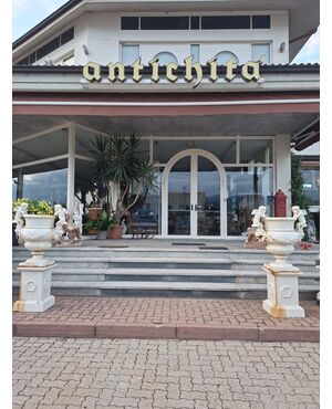 Coppia di vasi in ghisa con piedistallo stile Liberty