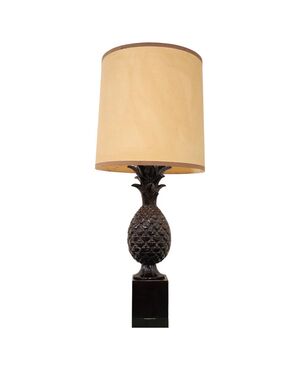 Vintage ceramic pineapple table lamp, 1970s. NEGOTIABLE PRICE