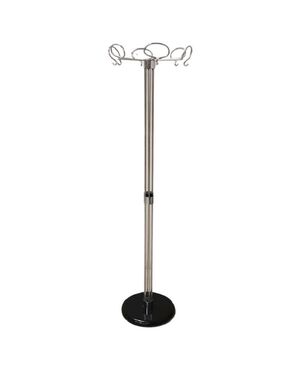 Chrome-plated metal coat rack by Isao Hosoe for Valenti Luce, 1970s. NEGOTIABLE PRICE