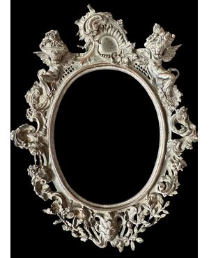 Chiseled Bronze Baroque Frame – 19th Century