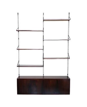 1960s wall bookcase