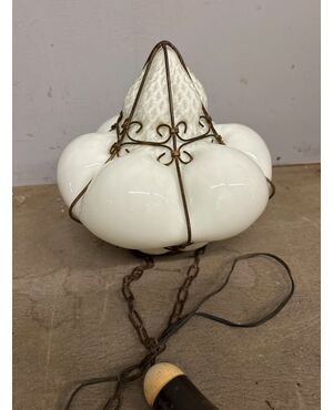 Antique Murano glass chandelier from the early 20th century, 35x30cm