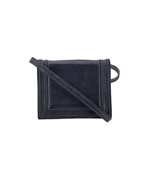 YVES SAINT LAURENT Borsa a Tracolla Vintage in Pelle Col. Nero S
