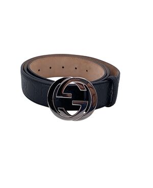 GUCCI Cintura in Pelle Col. Nero