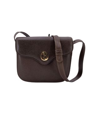 GUCCI Borsa a Tracolla Vintage in Pelle Col. Marrone M