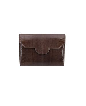 YVES SAINT LAURENT Borsa a Tracolla Vintage in Pelle Col. Marrone S