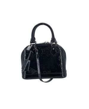 LOUIS VUITTON Borsa a Mano in Pelle Lucida Col. Nero Alma BB M