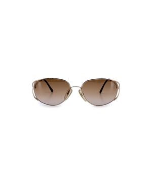 DIOR Occhiali da Sole Vintage in Metallo Col. Oro